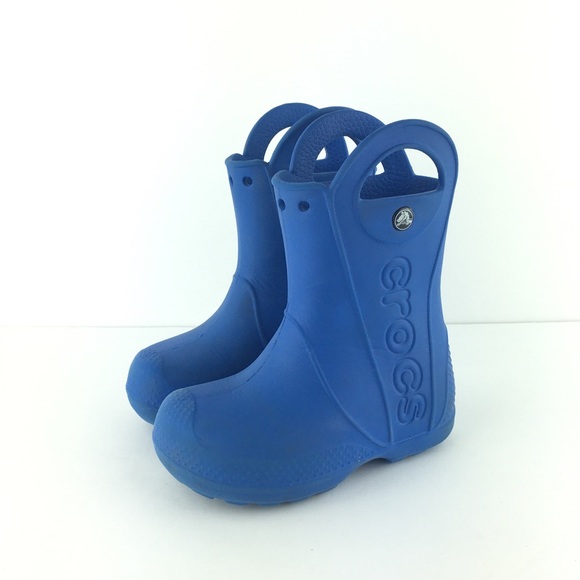CROCS Other - Toddler Crocs Blue Rainboots Size C9